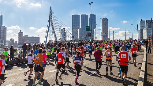 marathon rotterdam iten impressie